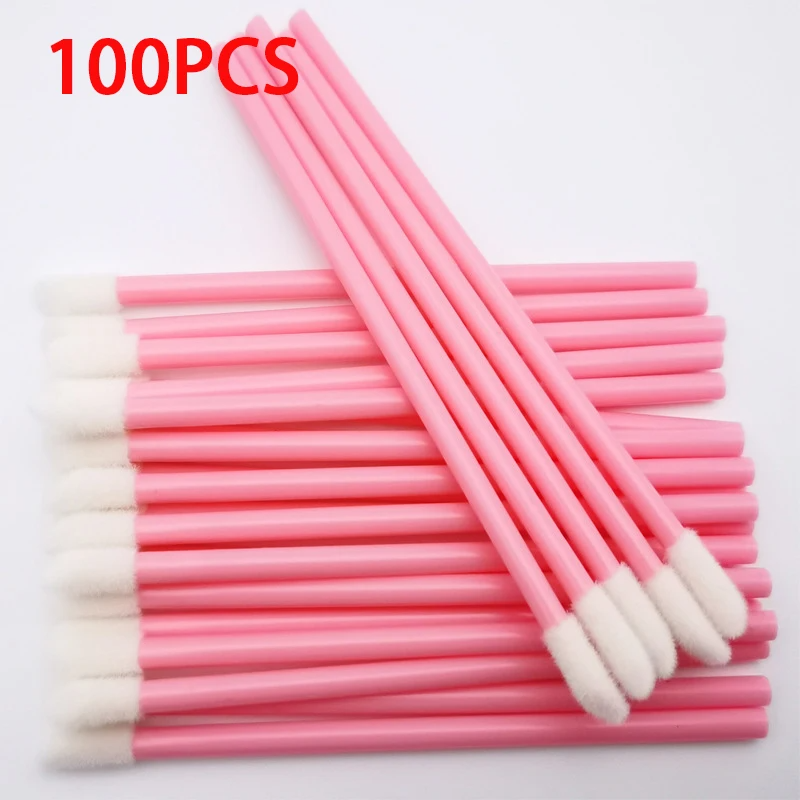 Beauty Makeup Brands - Disposable Lip Brush 100Pcs Eyelash Extension