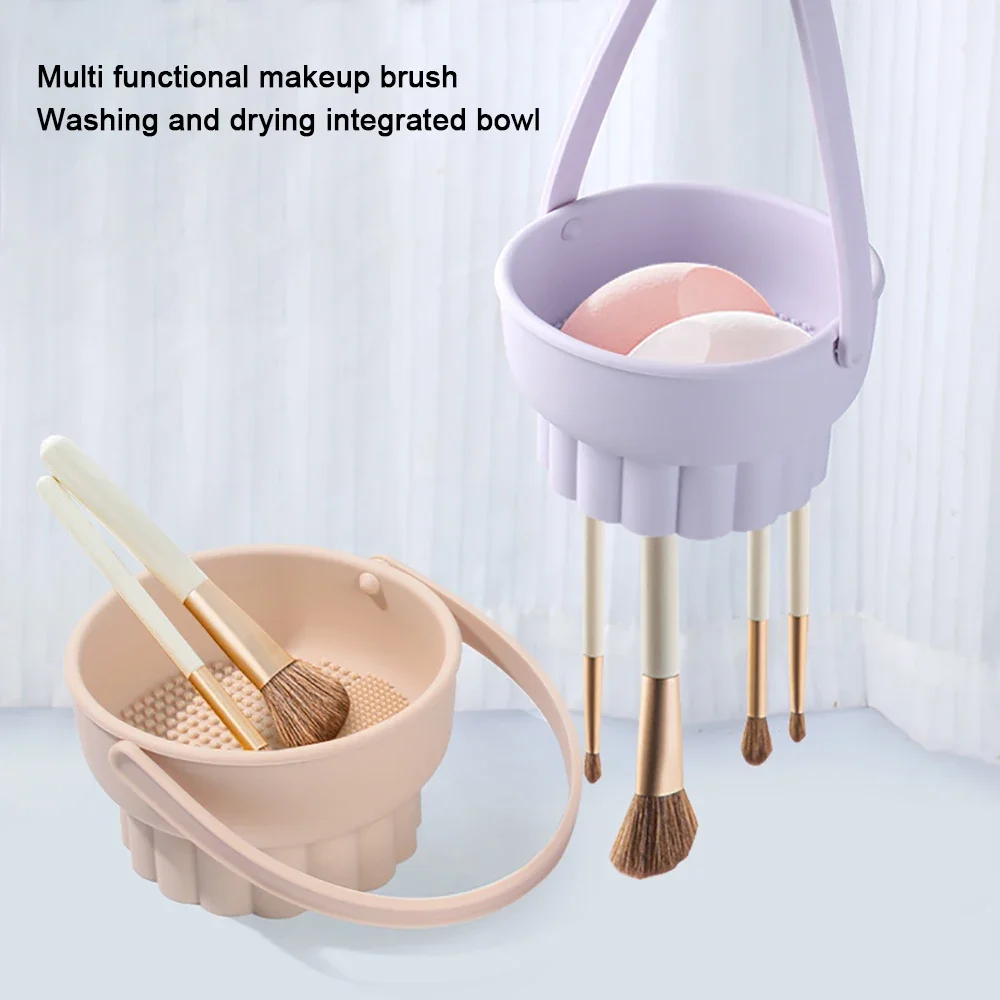 Beauty Makeup Brands - 1PC Silicone Washing Bowl Makeup Brush