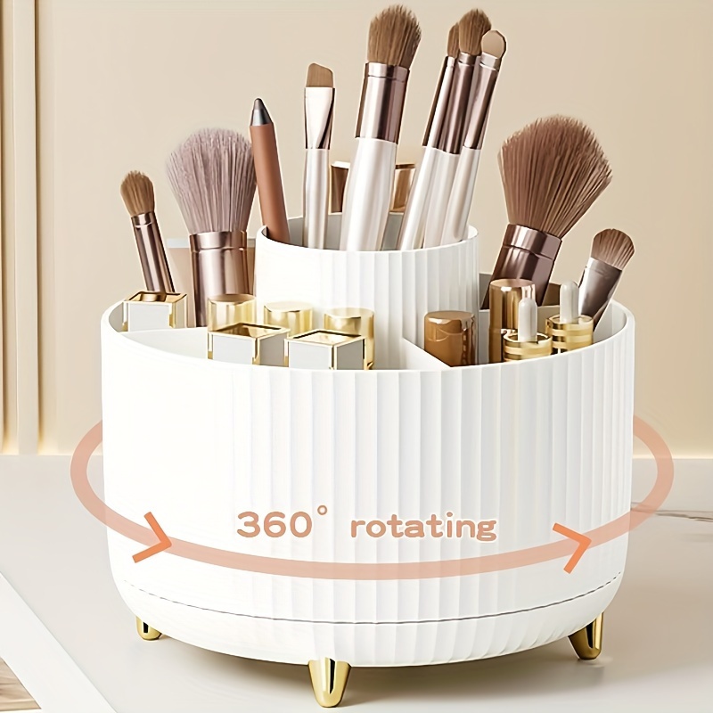 Beauty Kiss Makeup - Rotatable Makeup Desktop Cosmetic Storage Box
