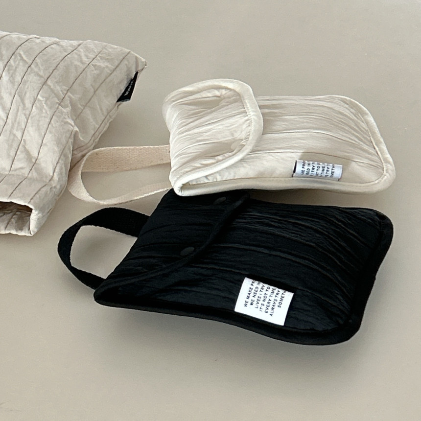 Beauty Kiss Makeup - Simple solid color lipstick makeup bag,portable