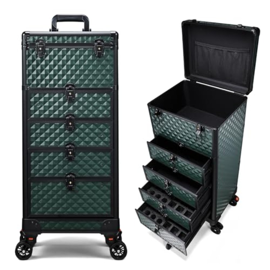 Beauty & Makeup Katia Di Paola - Nail Salon Cart with 4 Drawers