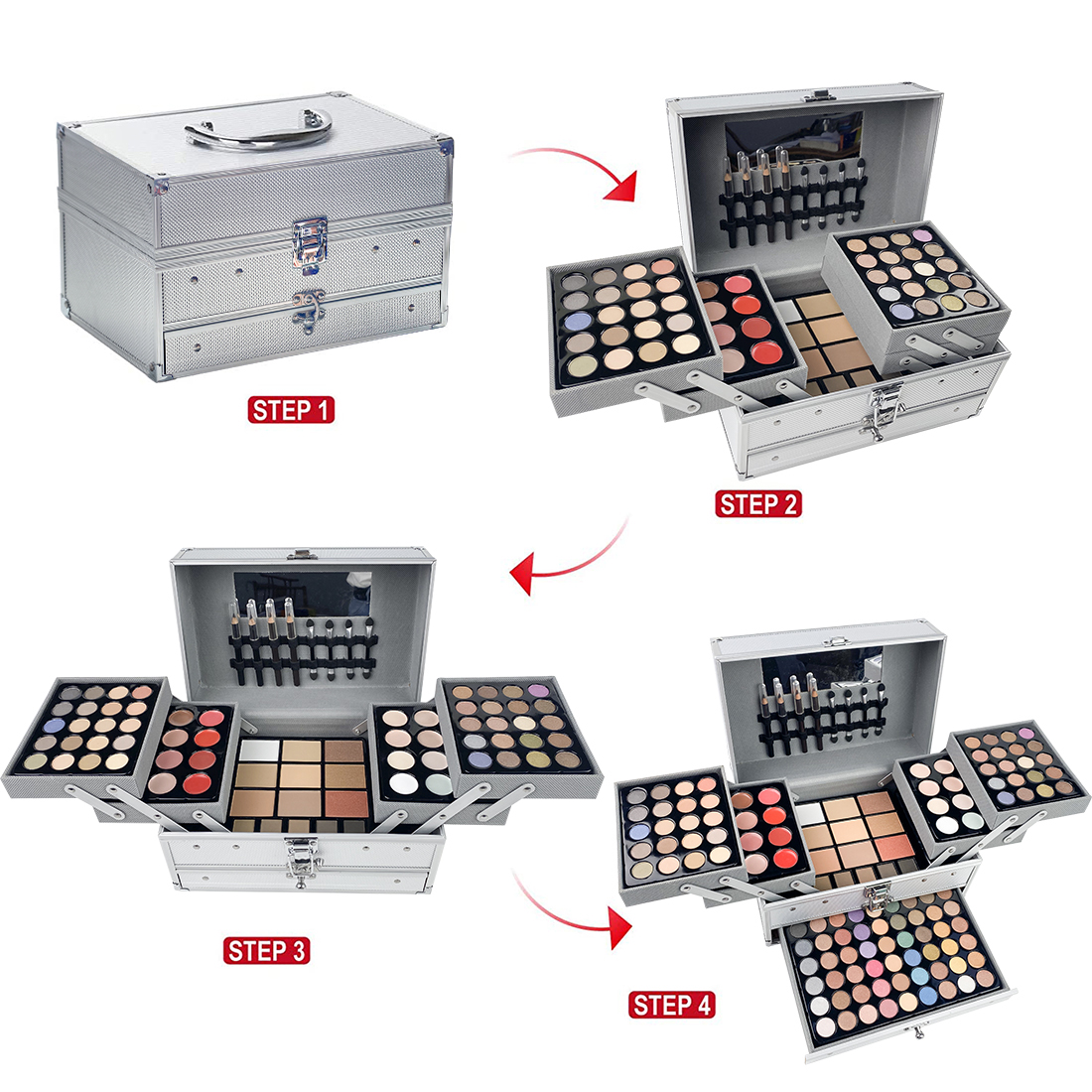 132 Color Makeup Gift Kit Full - Beauty Book Makeup Kit recensie en prijs