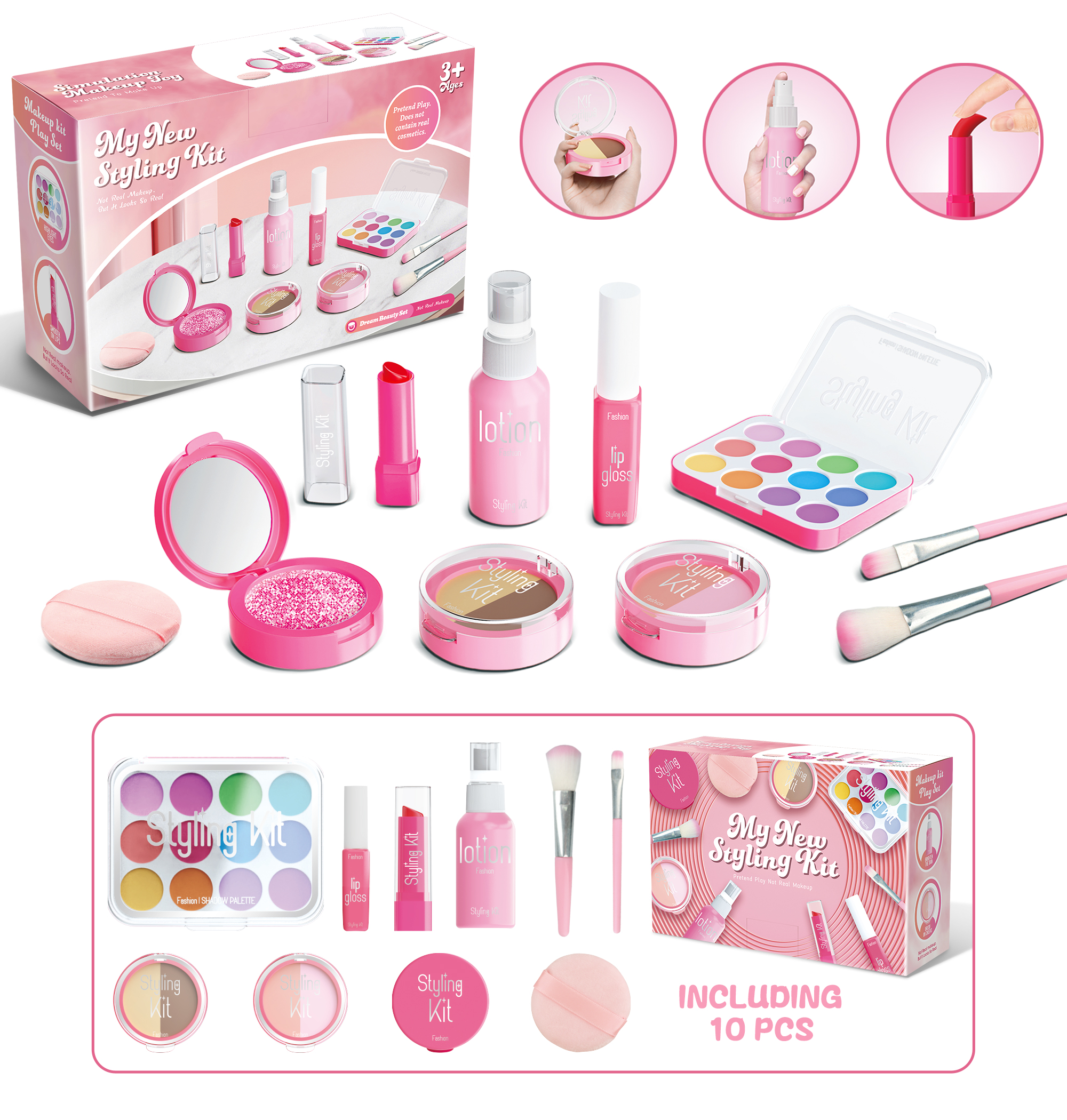Play Makeup Toys, Simulated Co - Beauty Kiss Makeup recensie en prijs