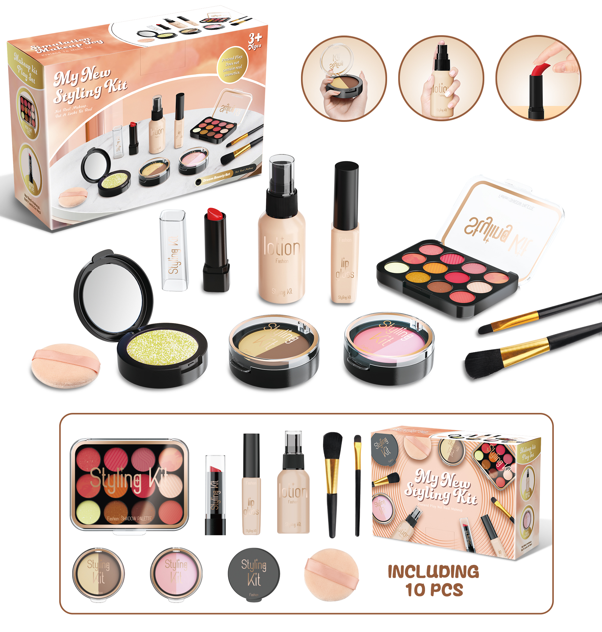 Play Makeup Toys, Simulated Co - Beauty Kiss Makeup recensie en prijs