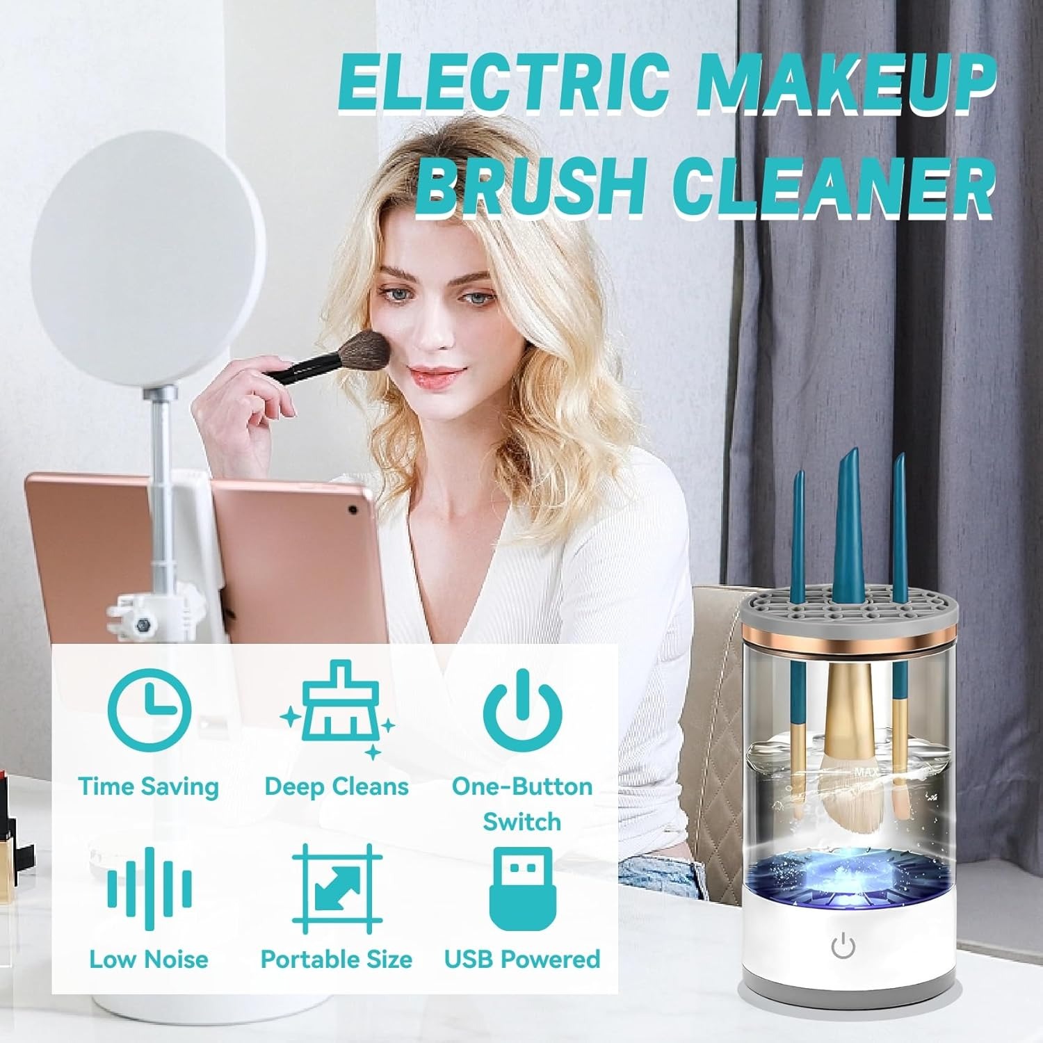 Electric Makeup Brush Cleaner  - Beauty Makeup Brands recensie en prijs