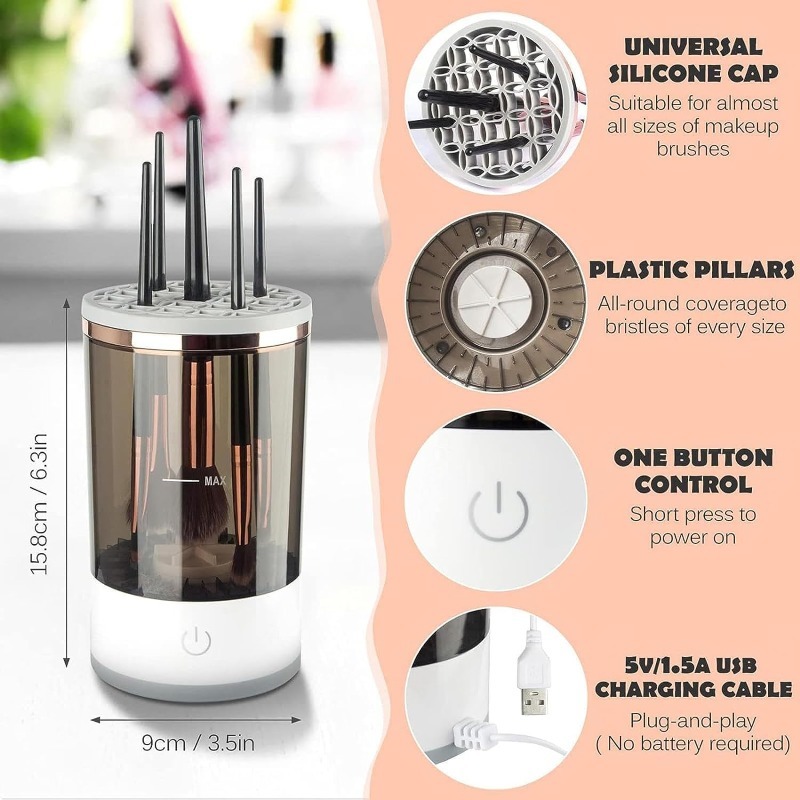 Electric Makeup Brush Cleaner  - Beauty Makeup Brands recensie en prijs
