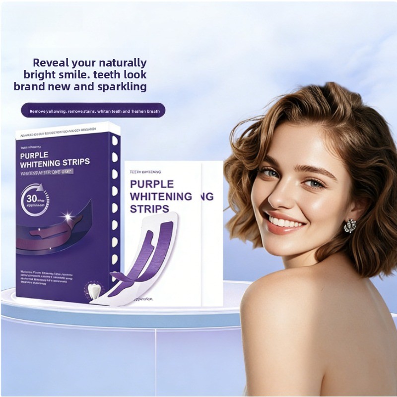 V34 Purple Glowing Dry Tooth S - Teeth Whitening Strips recensie en prijs