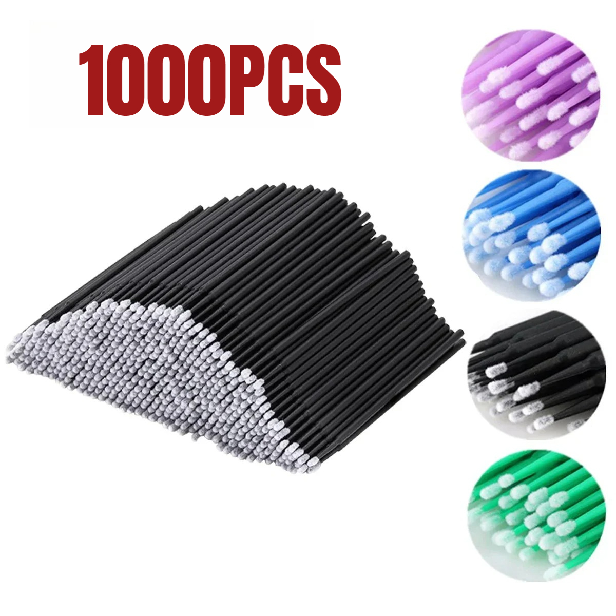 1000/500PCS Eyelash Cleaning B - Beauty Makeup Brands recensie en prijs