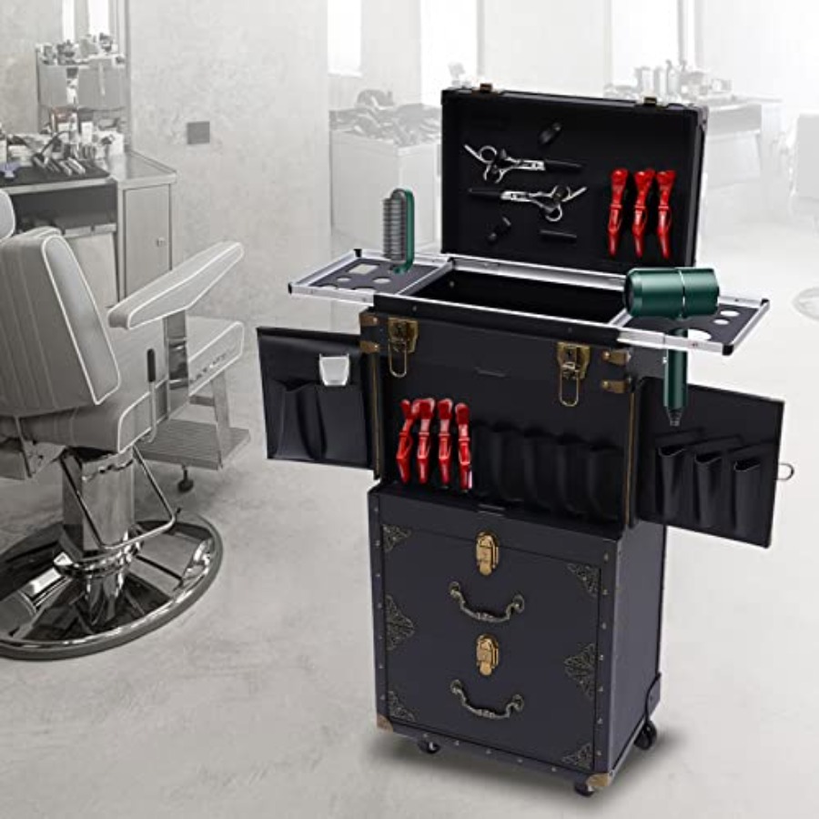 Rolling Lockable Makeup Train  - Beauty Makeup Salon recensie en prijs