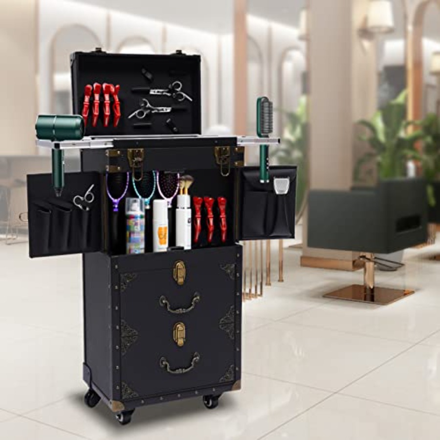 Rolling Lockable Makeup Train  - Beauty Makeup Salon recensie en prijs
