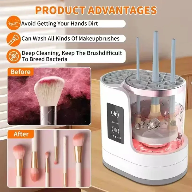 USB Electric Makeup Brush Clea - Beauty Makeup Brands recensie en prijs