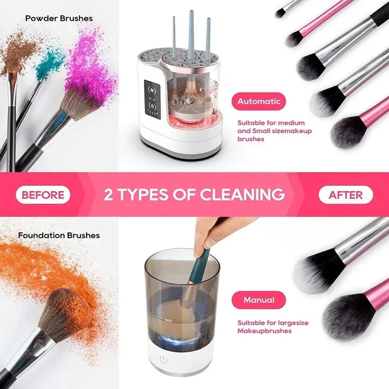 USB Electric Makeup Brush Clea - Beauty Makeup Brands recensie en prijs