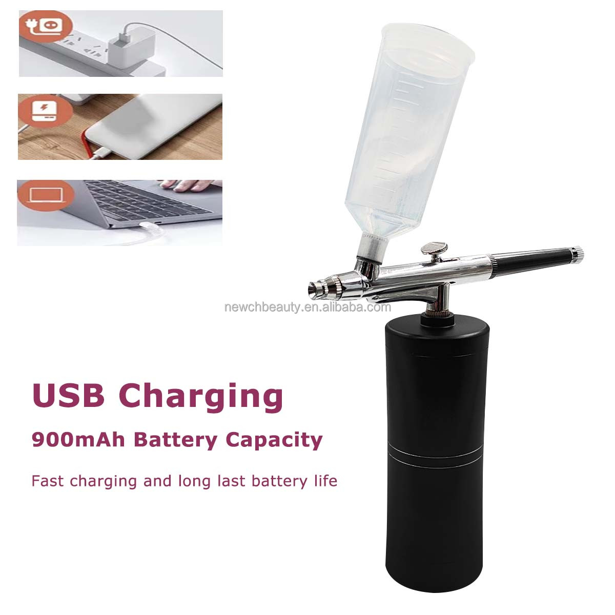 Cordless Airbrush Kit with Com - Makeup Beauty Ro recensie en prijs