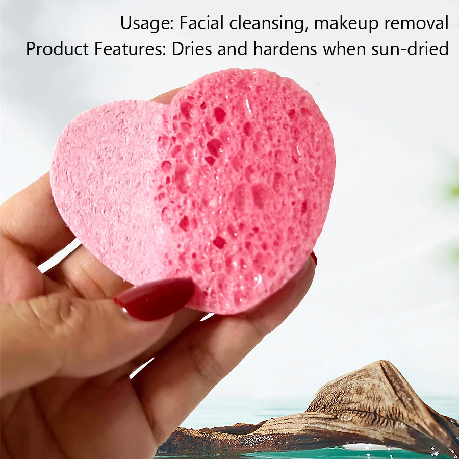 10Pcs Cellulose Face Sponge Co - Kiss Beauty Makeup Remover recensie en prijs
