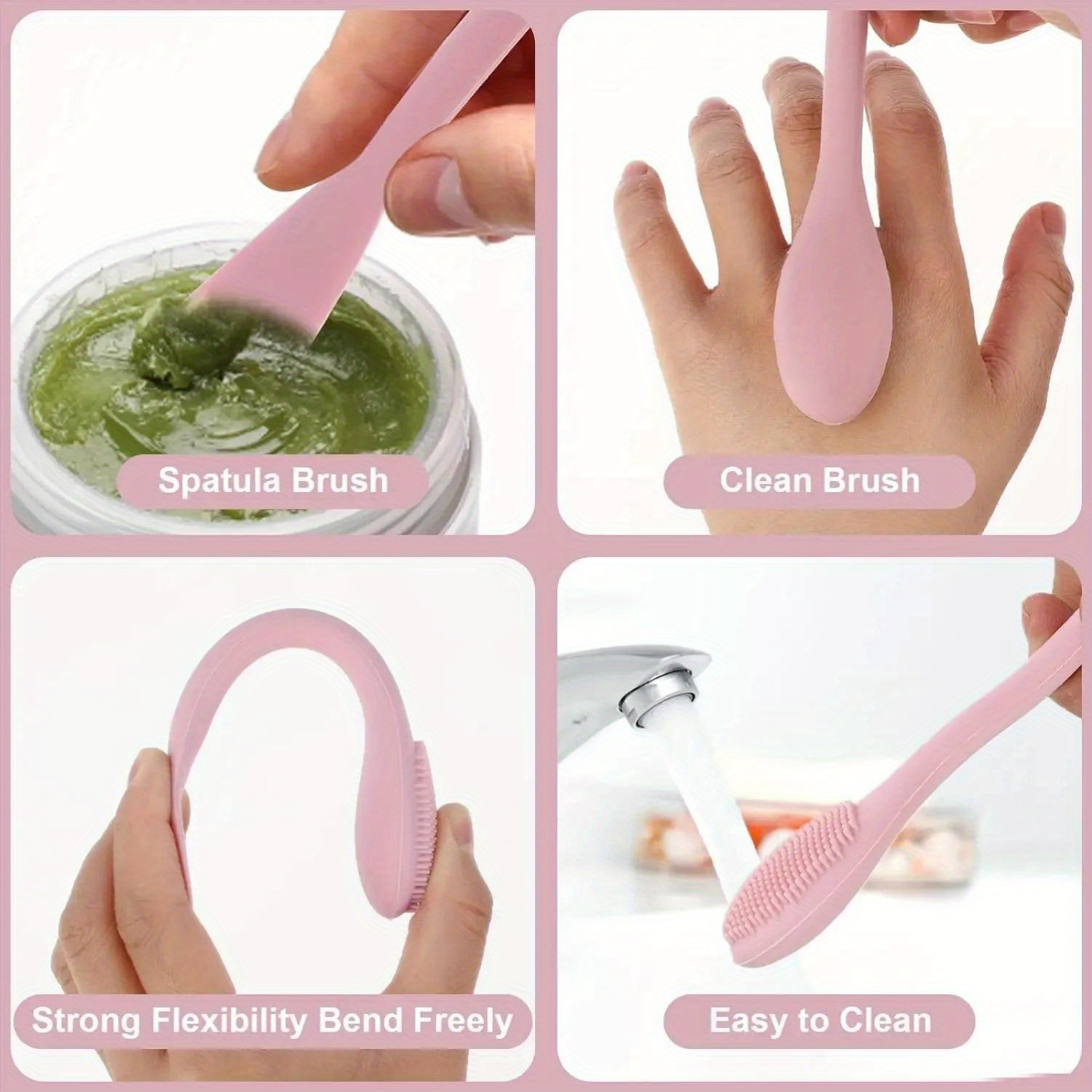 Double Head Facial Mask Brush  - Makeup Beauty Ro recensie en prijs