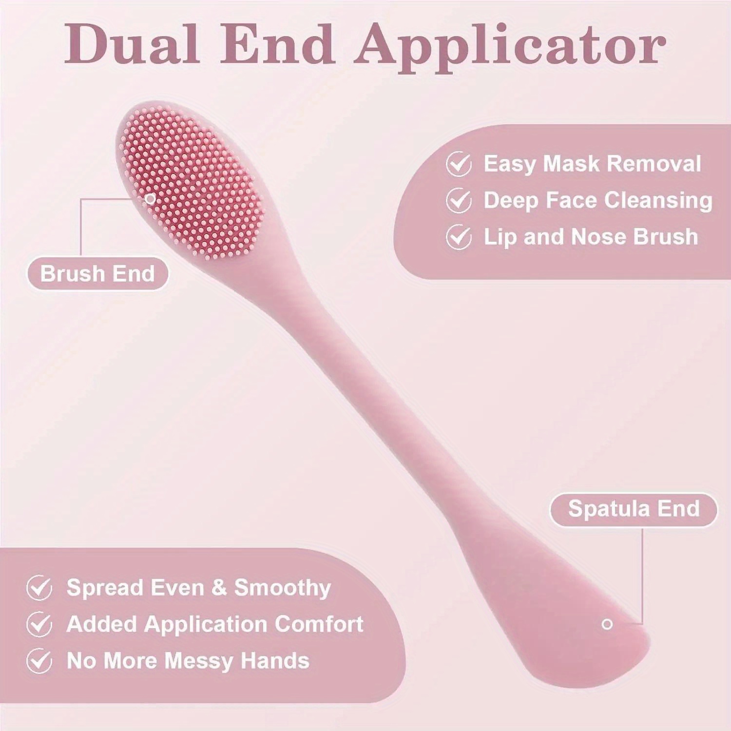 Double Head Facial Mask Brush  - Makeup Beauty Ro recensie en prijs