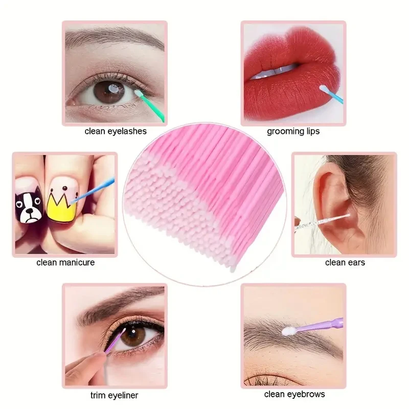 100pcs Micro Eyelash Applicato - Beauty Kiss Makeup recensie en prijs
