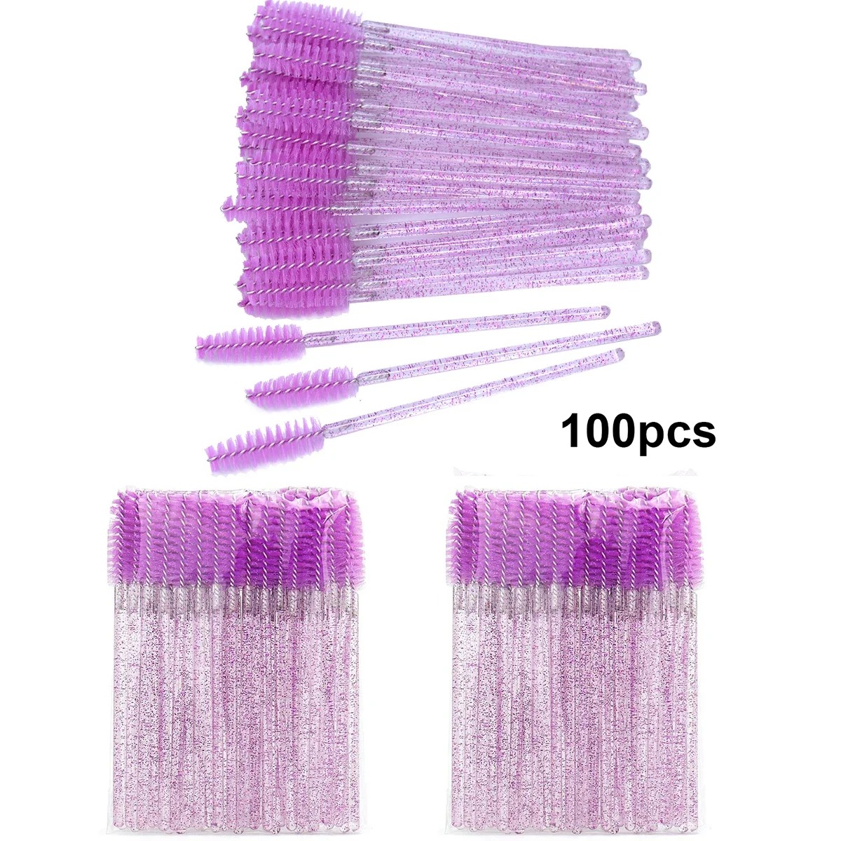 100pcs Disposable Eyelash Brus - Beauty Makeup Brands recensie en prijs