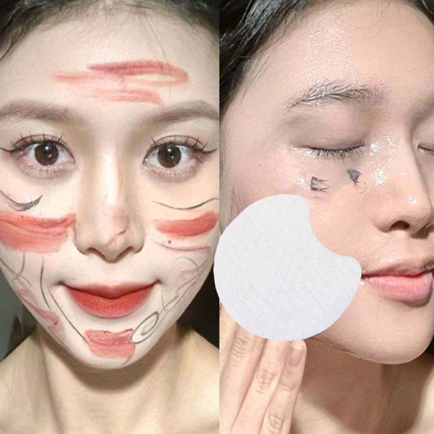300/1800pcs Missing Corner Pea - Kiss Beauty Makeup Remover recensie en prijs