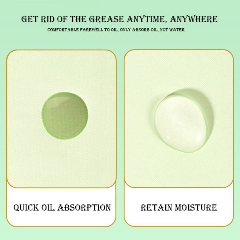 100Pcs Oil Removal Face Oil Bl - Kiss Beauty Makeup Remover recensie en prijs