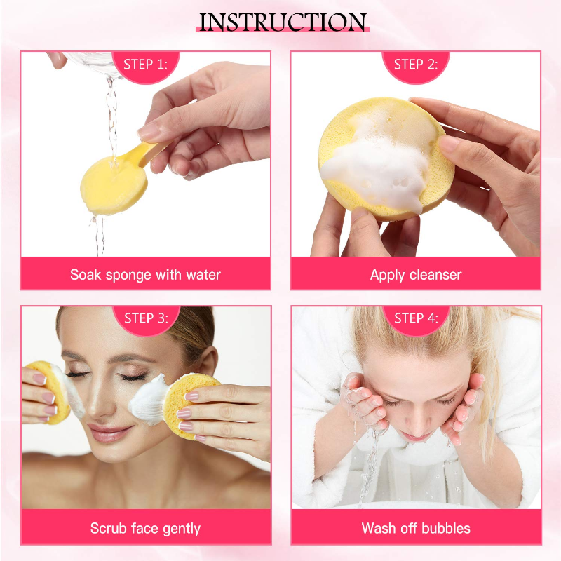12Pcs Compressed Facial Sponge - Kiss Beauty Makeup Remover recensie en prijs