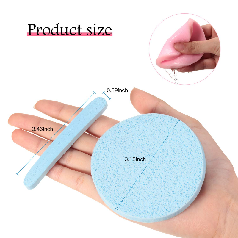 12Pcs Compressed Facial Sponge - Kiss Beauty Makeup Remover recensie en prijs