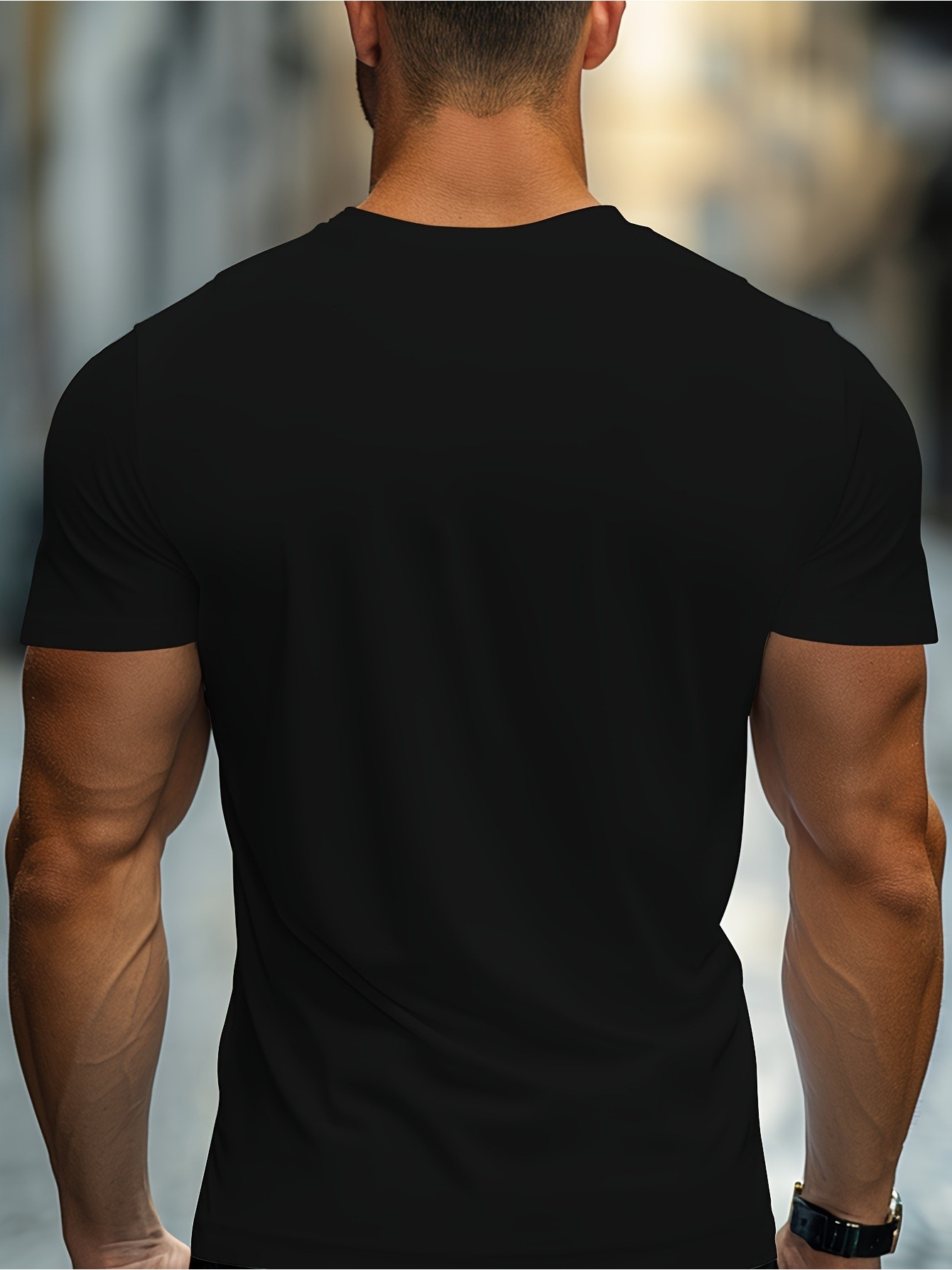 Men's fun slogan T-shirt: 