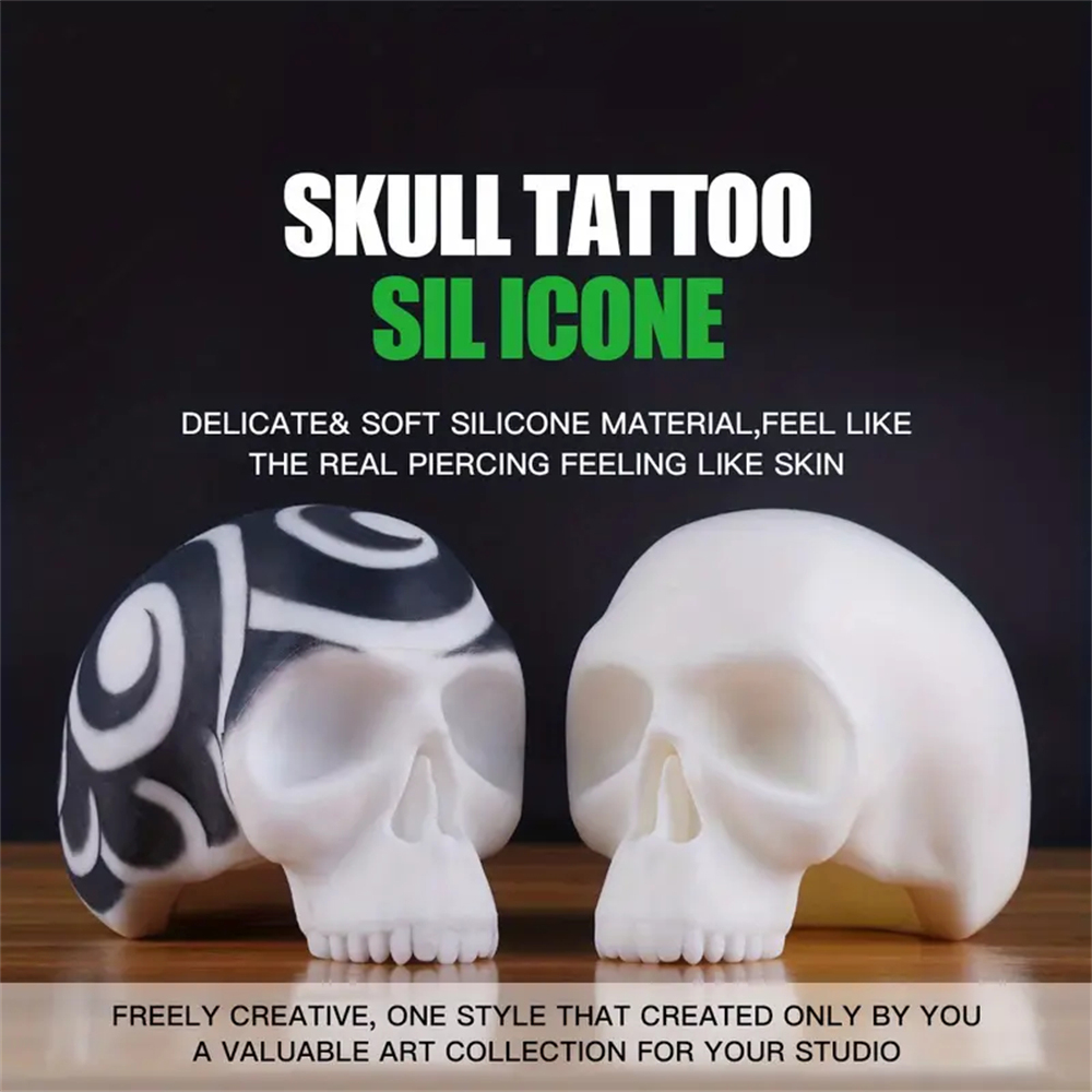 Silicone Skull Tattoo Sil Icon - Beauty Makeup Icon recensie en prijs