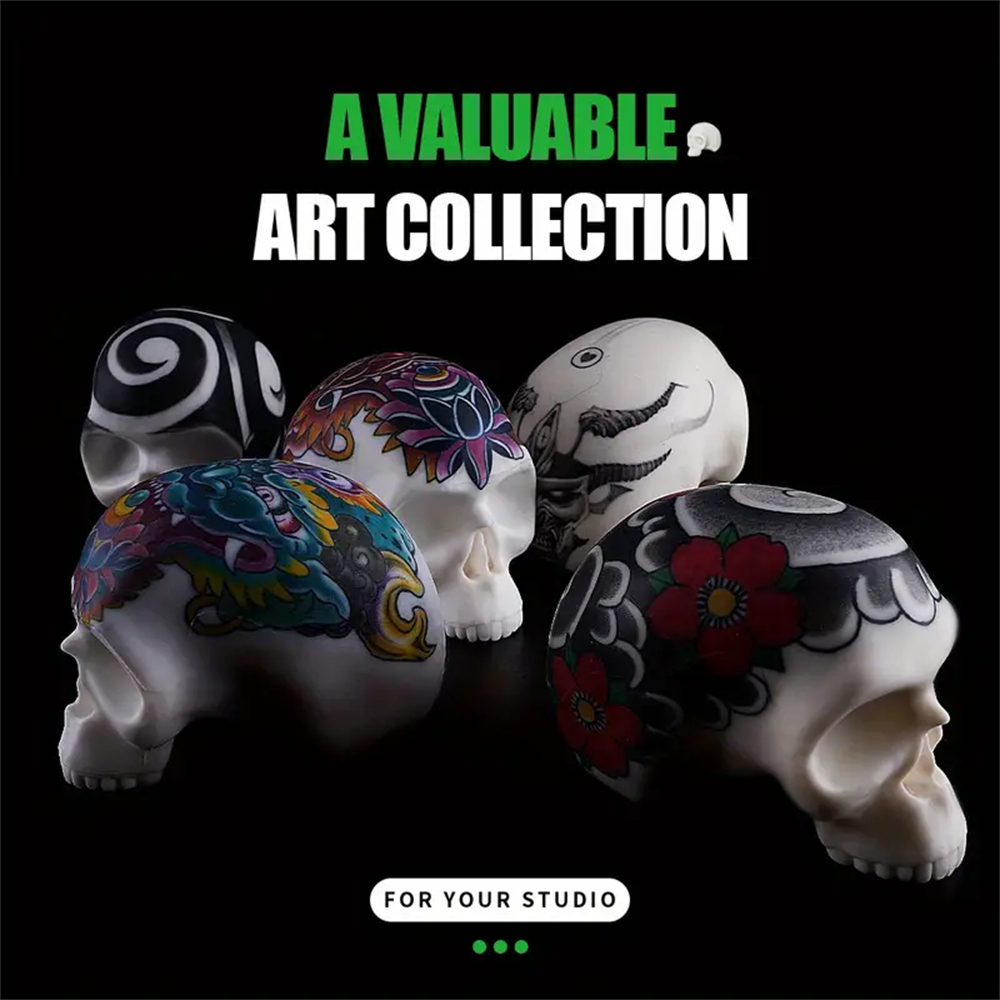 Silicone Skull Tattoo Sil Icon - Beauty Makeup Icon recensie en prijs