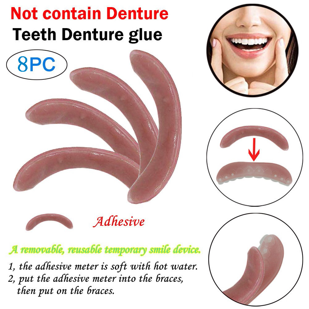 4/8 Pcs Whitening Braces Adhes - Teeth Whitening Strips recensie en prijs