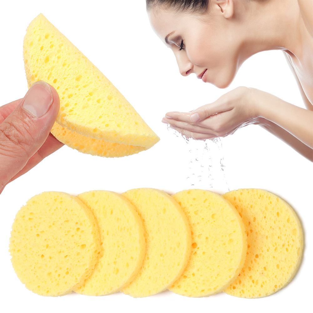 10pcs 6-9cm Yellow Face Round  - Kiss Beauty Makeup Remover recensie en prijs