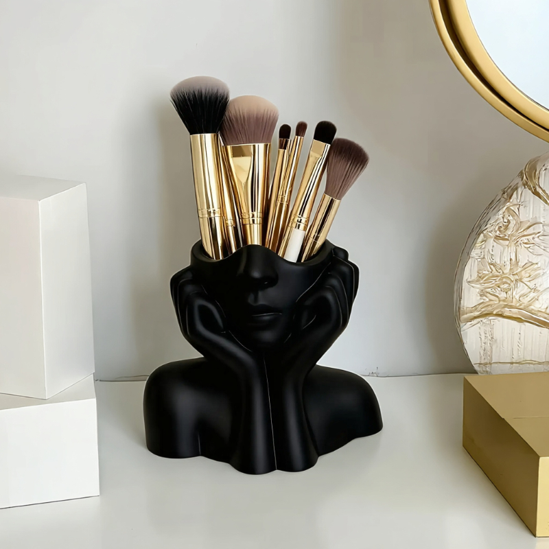 Face Shape Makeup Brush Holder - Makeup Beauty Ro recensie en prijs