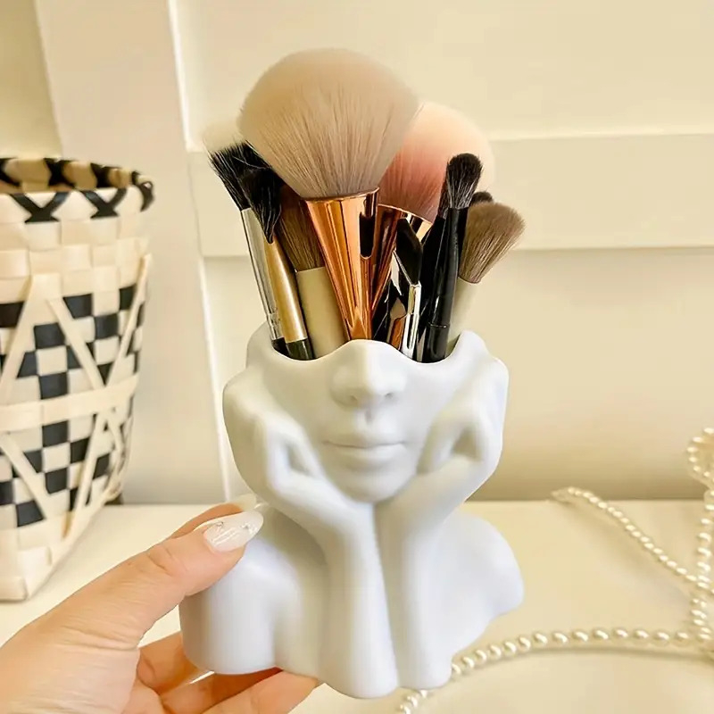 Face Shape Makeup Brush Holder - Makeup Beauty Ro recensie en prijs