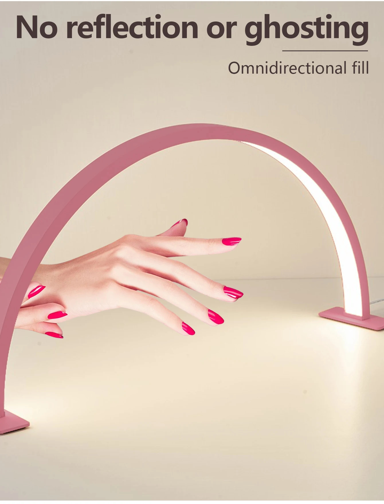 LED Nail Lamp Half Moon Beauty - Beauty Makeup Salon recensie en prijs