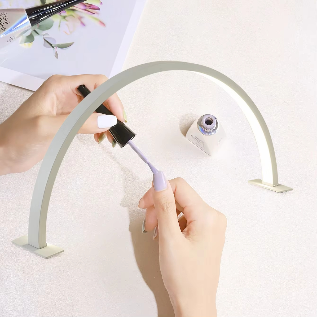 LED Nail Lamp Half Moon Beauty - Beauty Makeup Salon recensie en prijs